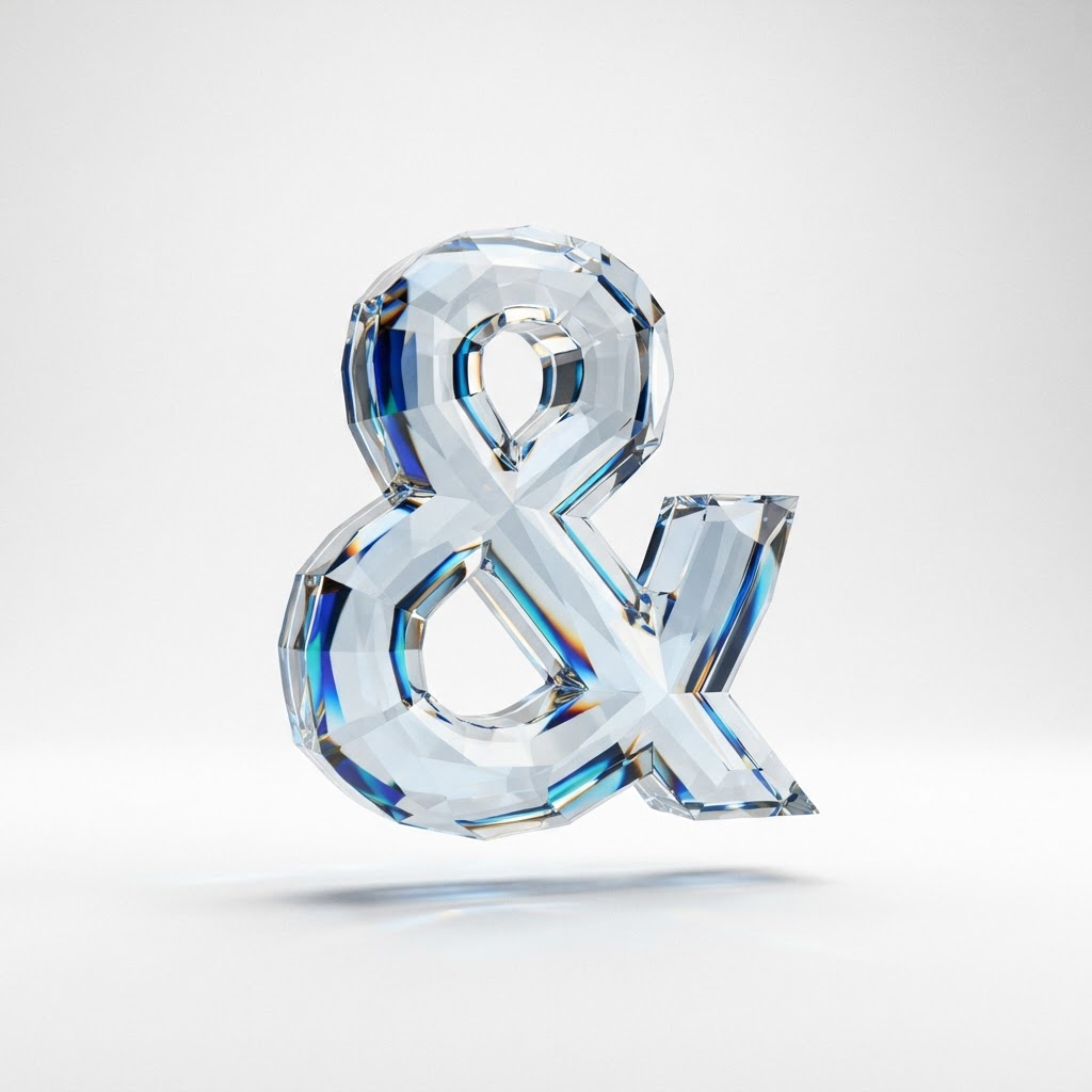A crystal Chisel and Co ampersand