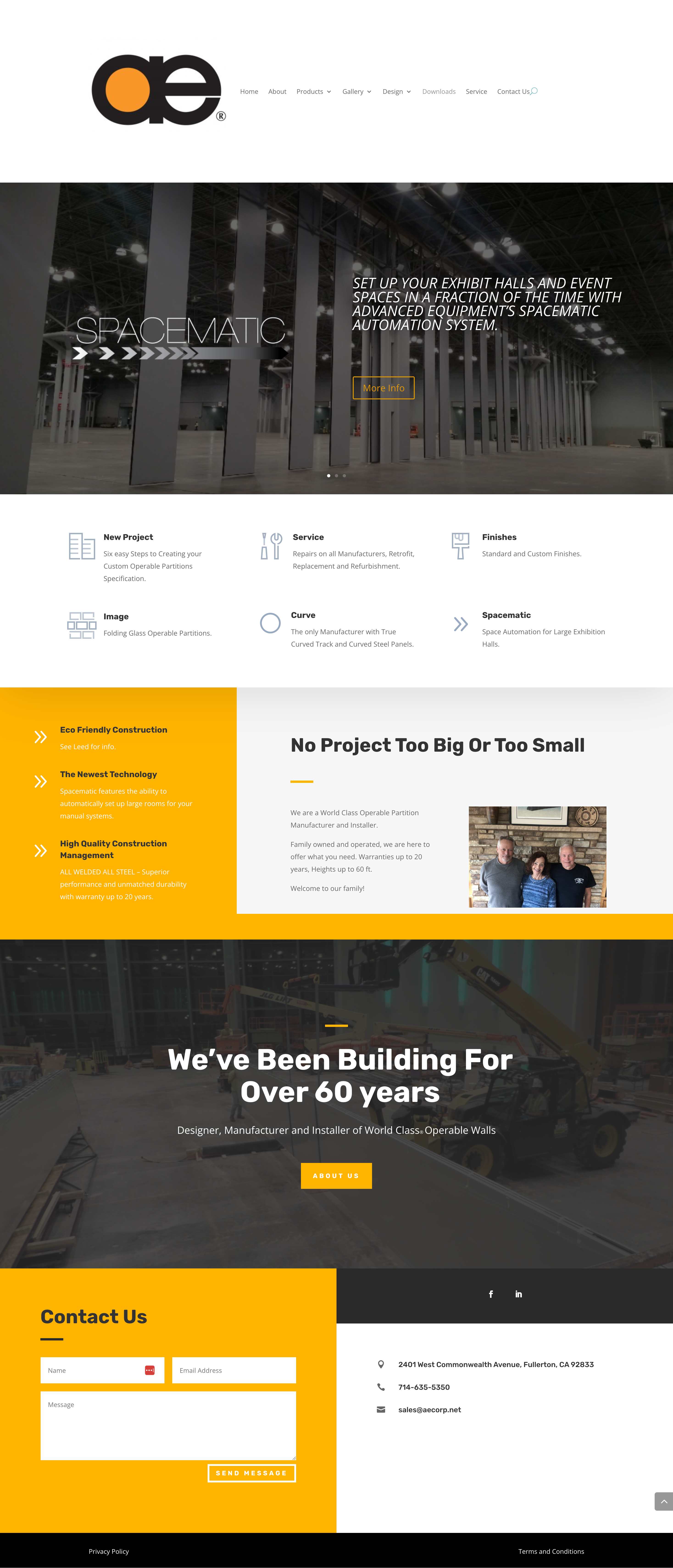 Previous Advanced Equipment homepage